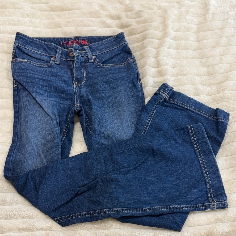 cinch denim jeans